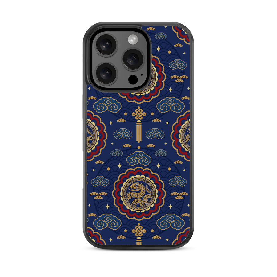 MyBat Design Lab Series Case for Apple iPhone 16 Pro Max - Wisdom of the Snake - MIP16PMCSLESM318-3.jpg