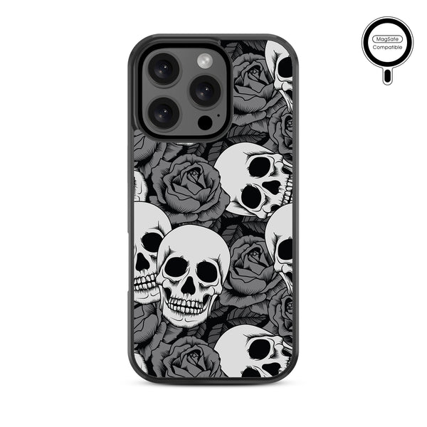 MyBat Design Lab Series MagSafe Case for Apple iPhone 16 Pro Max - Skull Garden - MIP16PMCSLESMSM081-3.jpg