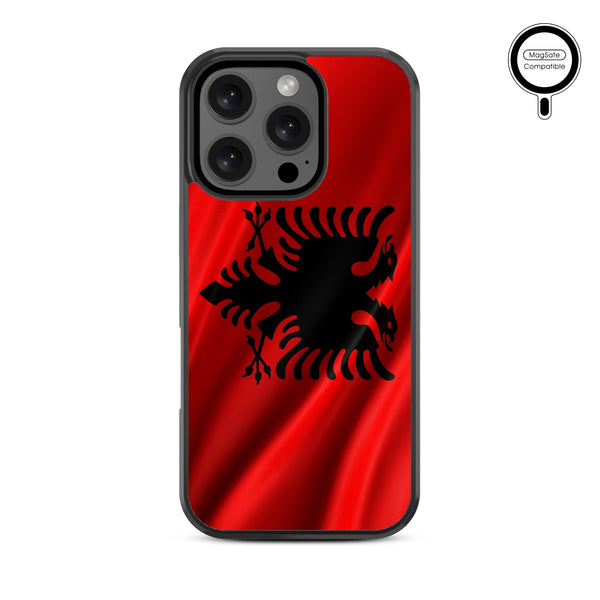 MyBat Design Lab Series MagSafe Case for Apple iPhone 16 Pro Max - Albania Flag - MIP16PMCSLESMSM140-3.jpg