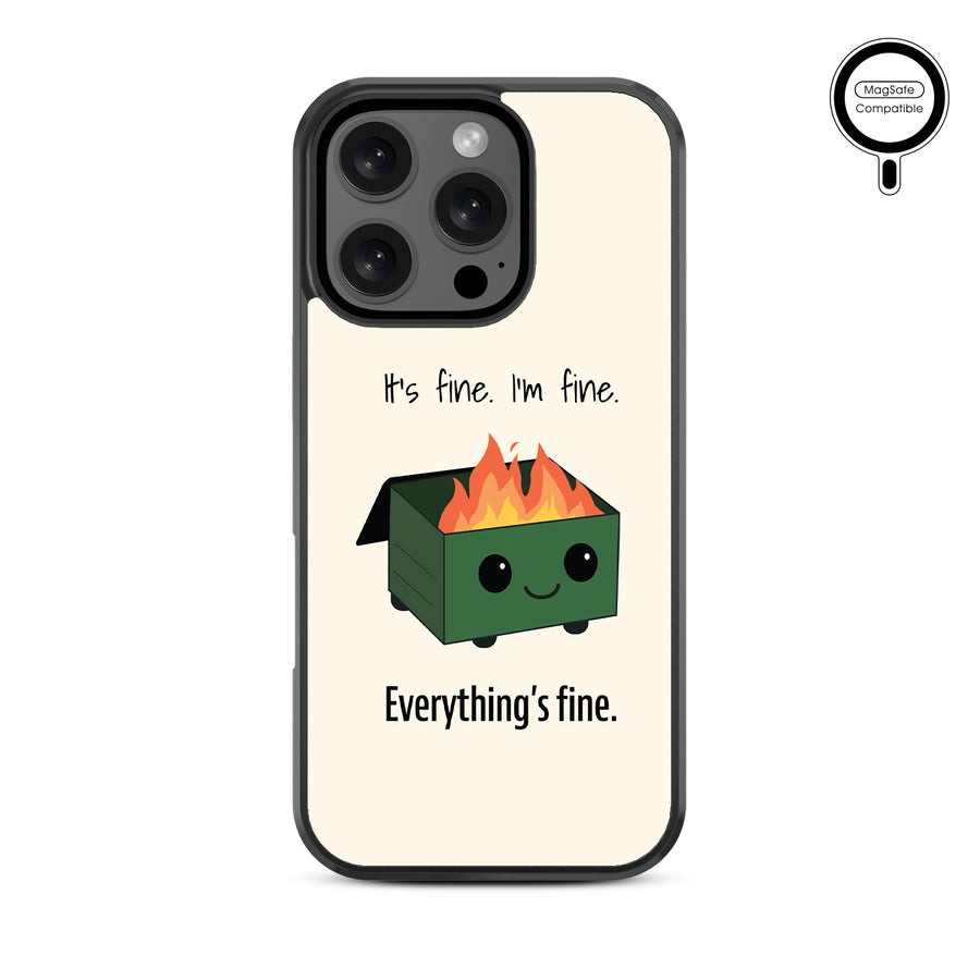 MyBat Design Lab Series MagSafe Case for Apple iPhone 16 Pro Max - Dumpster Fire - MIP16PMCSLESMSM255-3.jpg