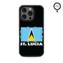 MyBat Design Lab Series MagSafe Case for Apple iPhone 16 Pro Max - St. Lucia Flag - MIP16PMCSLESMSM262-3.jpg