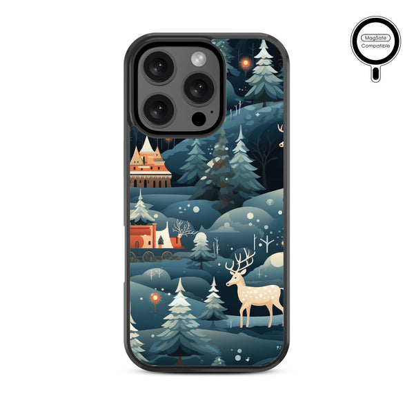 MyBat Design Lab Series MagSafe Case for Apple iPhone 16 Pro Max - Winter Wonderland - MIP16PMCSLESMSM269-3.jpg