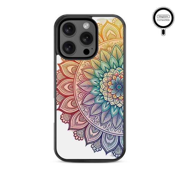 MyBat Design Lab Series MagSafe Case for Apple iPhone 16 Pro Max - Rainbow Mandala - MIP16PMCSLESMSM457-3.jpg