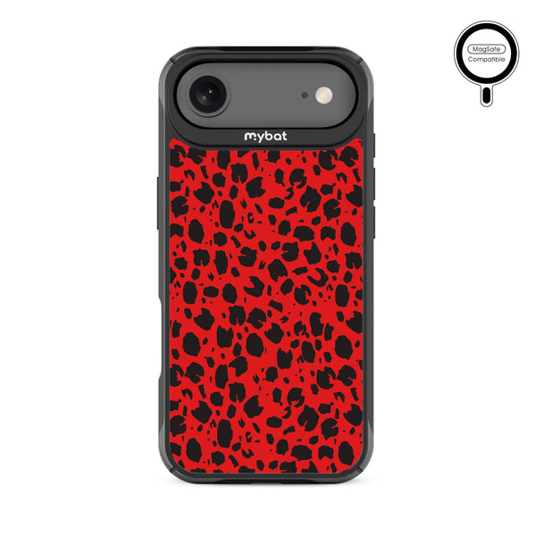 MyBat Design Lab Series MagSafe Case for Apple iPhone Air - Red Leopard Print - MIP17ACSLESMSMP008-3.jpg