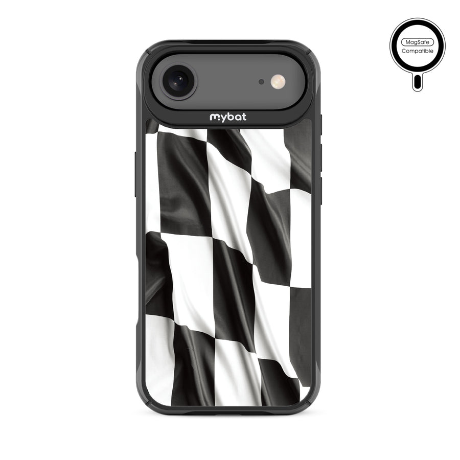 MyBat Design Lab Series MagSafe Case for Apple iPhone Air - Racing Flag - MIP17ACSLESMSMP040-3.jpg