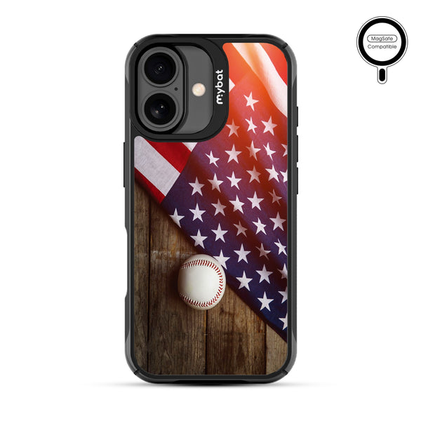 MyBat Design Lab Series MagSafe Case for Apple iPhone 17 - Patriotic Pitch - MIP17CSLESMSMP172-3.jpg