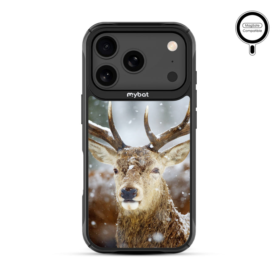 MyBat Design Lab Series MagSafe Case for Apple iPhone 17 Pro - Deer in Winter - MIP17PCSLESMSMP024-3.jpg