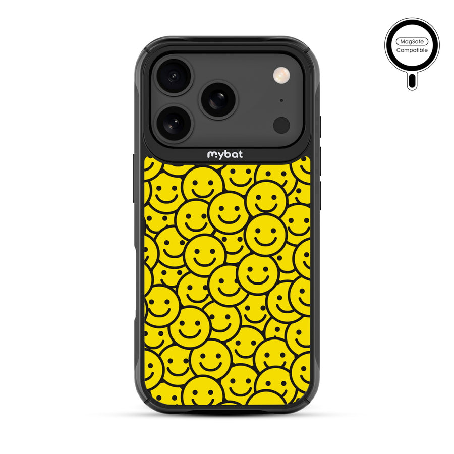 MyBat Design Lab Series MagSafe Case for Apple iPhone 17 Pro - Smiley Faces - MIP17PCSLESMSMP097-3.jpg