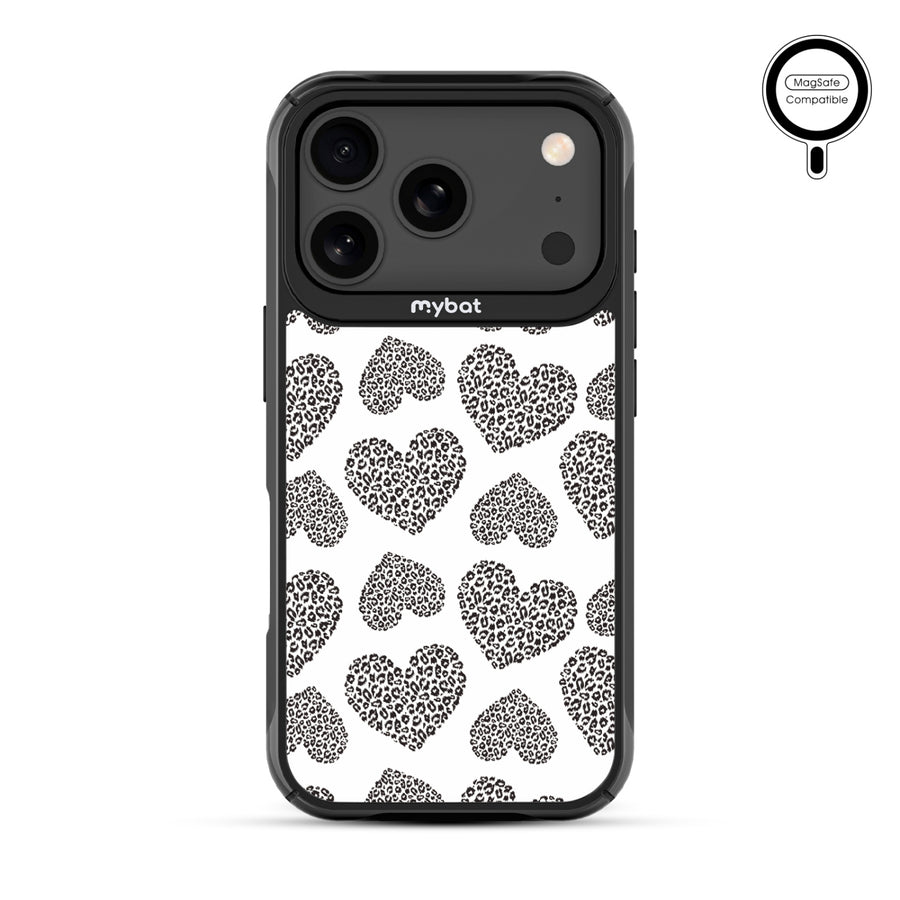 MyBat Design Lab Series MagSafe Case for Apple iPhone 17 Pro - Leopard Print Hearts - MIP17PCSLESMSMP098-3.jpg