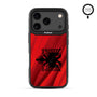 MyBat Design Lab Series MagSafe Case for Apple iPhone 17 Pro - Albania Flag - MIP17PCSLESMSMP140-3.jpg