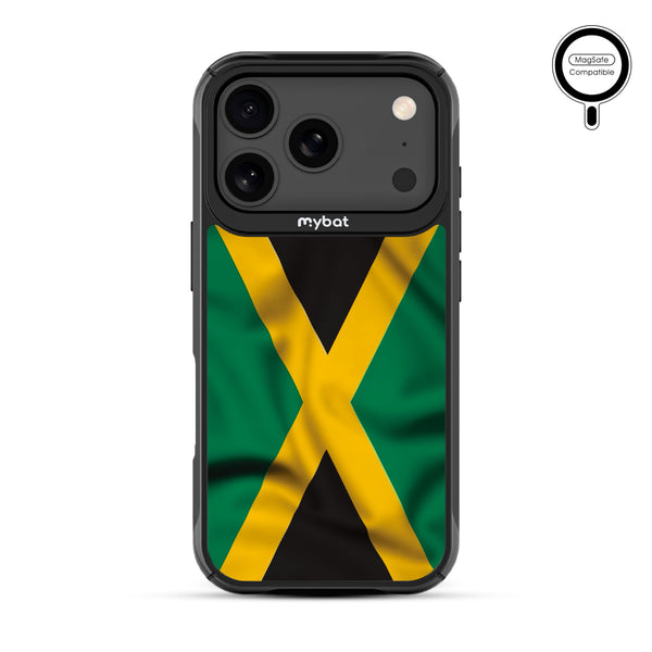 MyBat Design Lab Series MagSafe Case for Apple iPhone 17 Pro - Jamaica Flag - MIP17PCSLESMSMP310-3.jpg