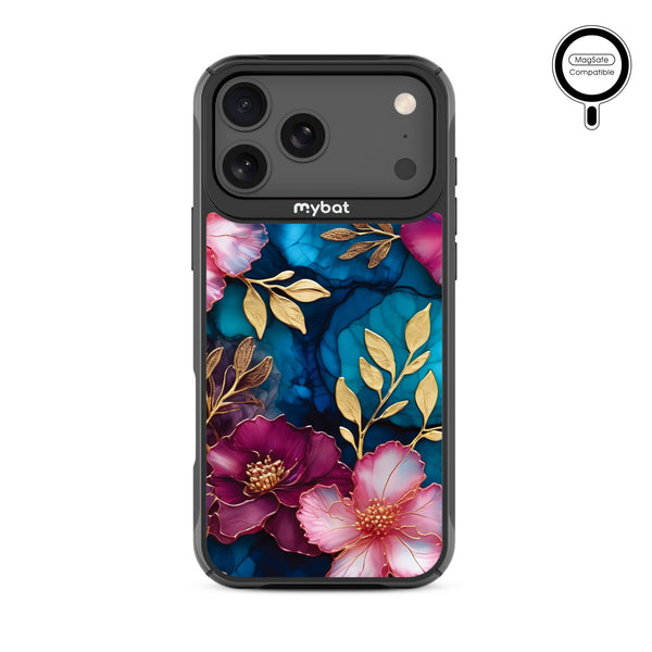MyBat Design Lab Series MagSafe Case for Apple iPhone 17 Pro Max - Gilded Petals - MIP17PMCSLESMSMP188-3.jpg