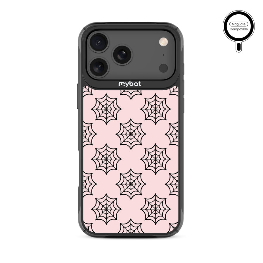 MyBat Design Lab Series MagSafe Case for Apple iPhone 17 Pro Max - Pink Spider Web - MIP17PMCSLESMSMP227-3.jpg