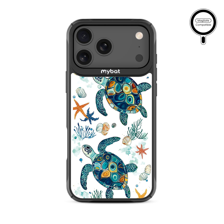 MyBat Design Lab Series MagSafe Case for Apple iPhone 17 Pro Max - Sea Turtles - MIP17PMCSLESMSMP375-3.jpg