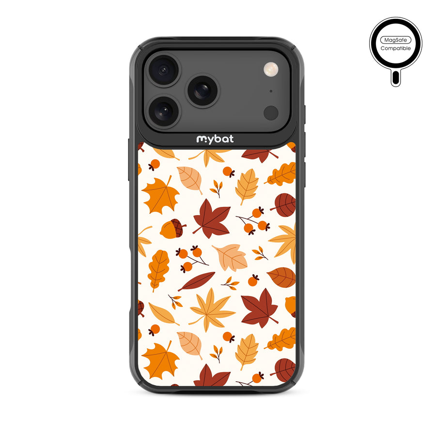 MyBat Design Lab Series MagSafe Case for Apple iPhone 17 Pro Max - Falling Leaves - MIP17PMCSLESMSMP424-3.jpg
