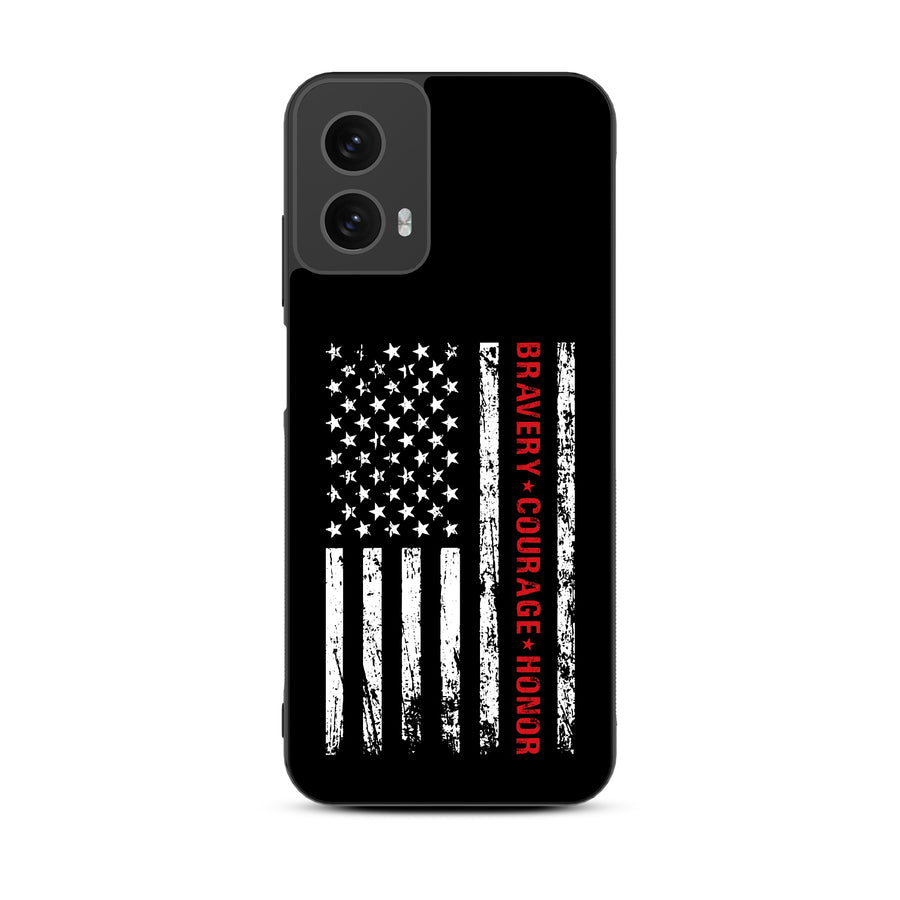 MyBat Design Lab Series Case for Motorola Moto G 5G (2024) - Firefighter Flag - MMG5G24CSLESM041-3.jpg