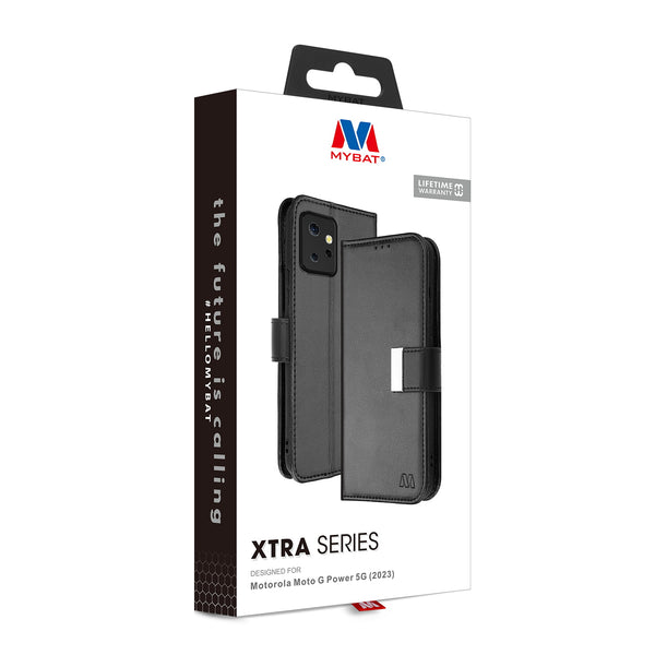 MyBat MyJacket Wallet Xtra Series for Motorola Moto G Power 5G (2023) - Black / Black - MMGPW23PCMJG031-7.jpg