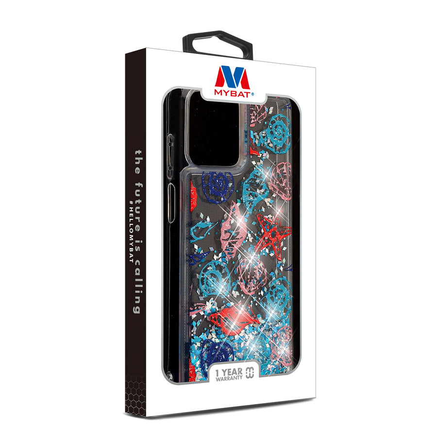 MyBat Quicksand Glitter Hybrid Protector Cover for Motorola Moto G Stylus 5G (2023) - Seashells - MMGS5G23CSGTMM022-3.jpg