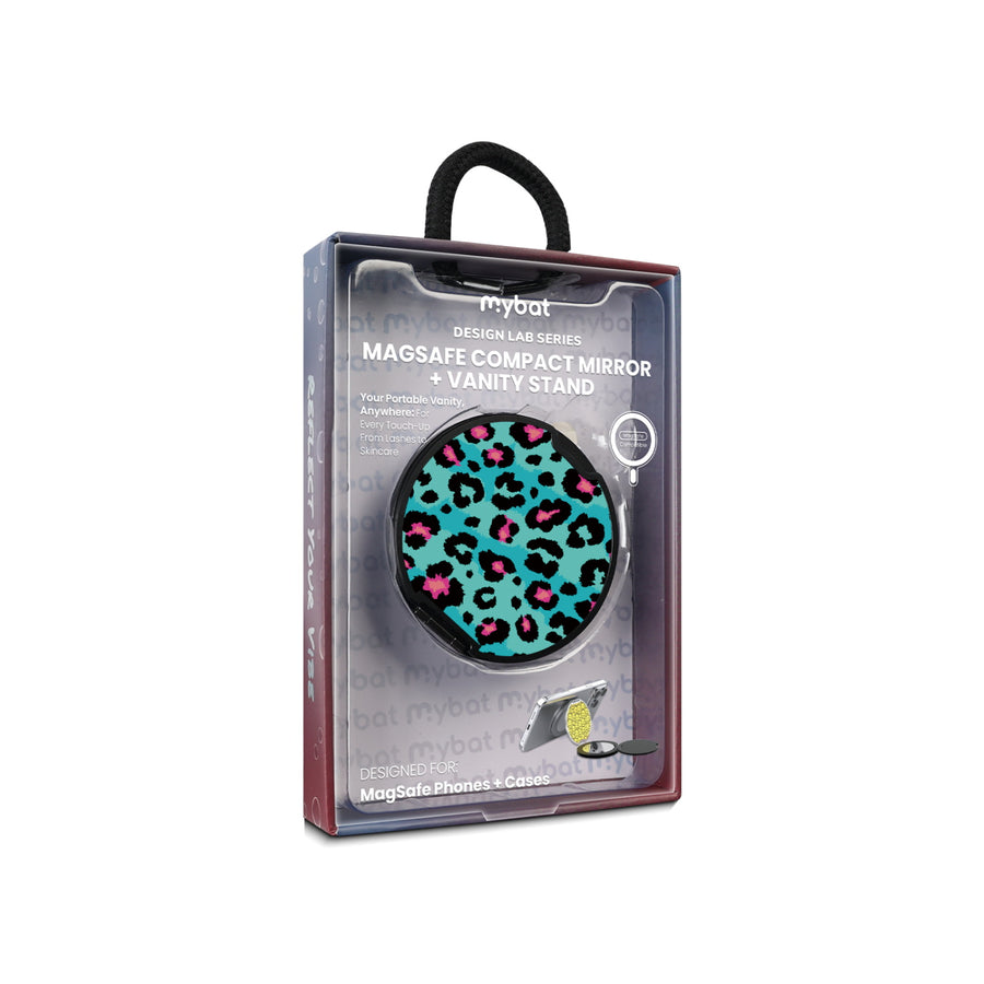 MyBat Design Lab MagSafe Selfie Mirror Kickstand - Black - Multicolor Leopard - MOTHMNUSU331-004-11.jpg