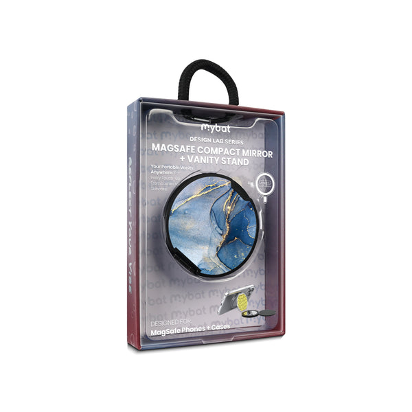 MyBat Design Lab MagSafe Selfie Mirror Kickstand - Black - Blue Marble - MOTHMNUSU331-106-11.jpg
