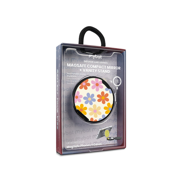 MyBat Design Lab MagSafe Selfie Mirror Kickstand - Black - Retro Daisies - MOTHMNUSU331-137-11.jpg