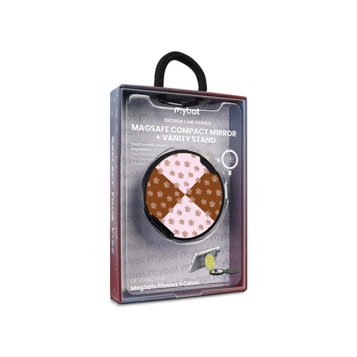 MyBat Design Lab MagSafe Selfie Mirror Kickstand - Black - Flower Patches - MOTHMNUSU331-484-11.jpg