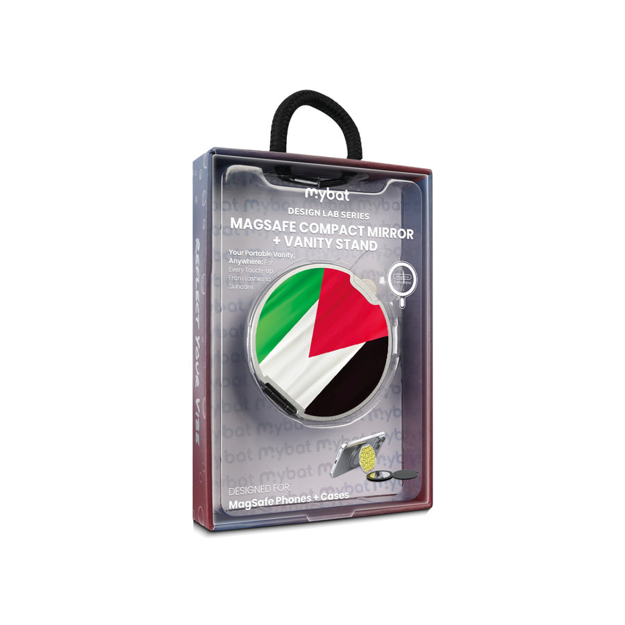 MyBat Design Lab MagSafe Selfie Mirror Kickstand - Silver - Palestine Flag - MOTHMNUSU332-306-11.jpg