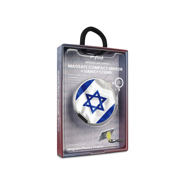 MyBat Design Lab MagSafe Selfie Mirror Kickstand - Silver - Israel Flag - MOTHMNUSU332-308-11.jpg