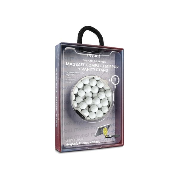 MyBat Design Lab MagSafe Selfie Mirror Kickstand - Silver - Golf Balls - MOTHMNUSU332-314-11.jpg