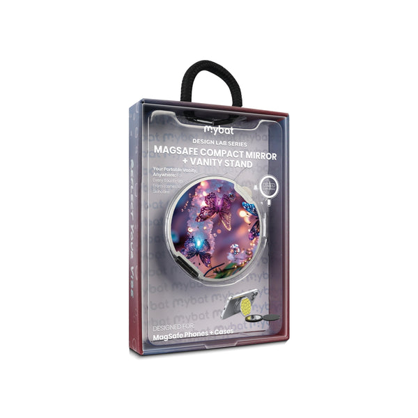 MyBat Design Lab MagSafe Selfie Mirror Kickstand - Silver - Magical Butterflies - MOTHMNUSU332-349-11.jpg