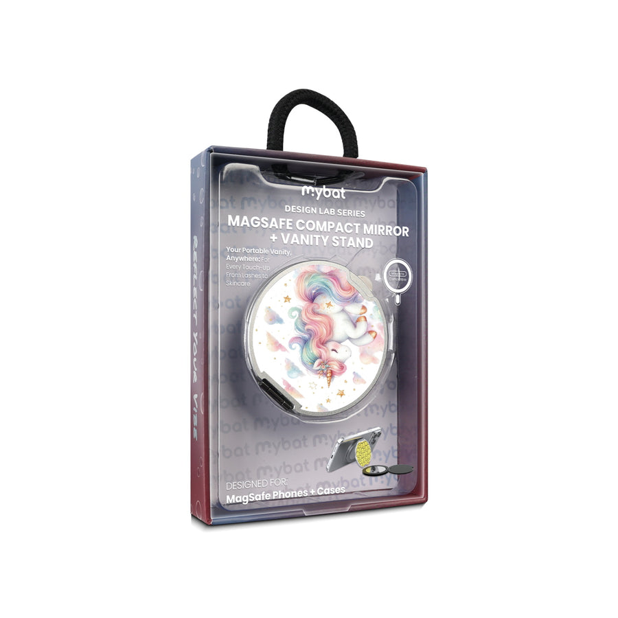 MyBat Design Lab MagSafe Selfie Mirror Kickstand - Silver - Rainbow Unicorn - MOTHMNUSU332-392-11.jpg