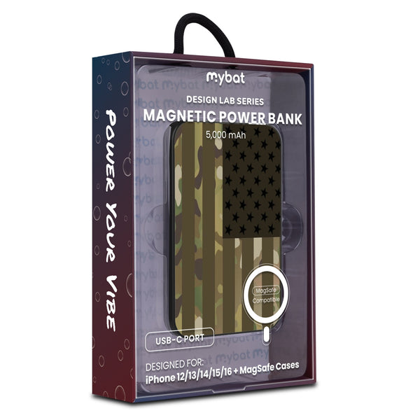 MyBat Design Lab 5000mAh Magnetic Wireless Power Bank - Black - Military Camouflage American Flag - MPBBAT131-BK-054-9.jpg