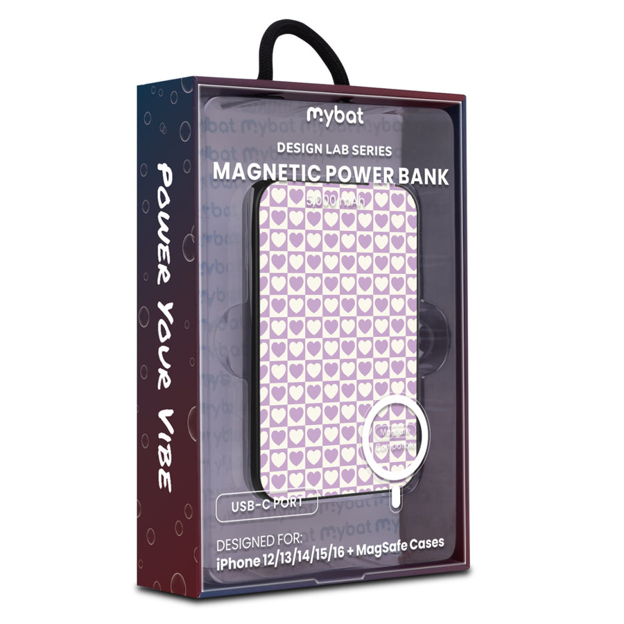 MyBat Design Lab 5000mAh Magnetic Wireless Power Bank - Black - Heart Grid - MPBBAT131-BK-339-9.jpg