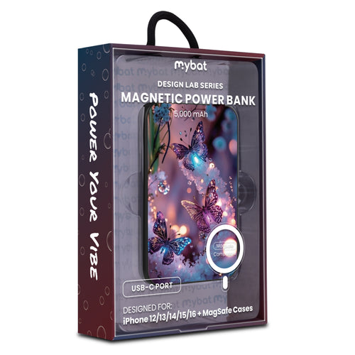 MyBat Design Lab 5000mAh Magnetic Wireless Power Bank - Black - Magical Butterflies - MPBBAT131-BK-349-9.jpg