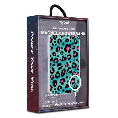 MyBat Design Lab 5000mAh Magnetic Wireless Power Bank - White - Multicolor Leopard - MPBBAT132-WH-004-9.jpg