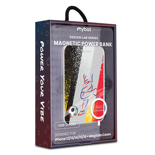MyBat Design Lab 5000mAh Magnetic Wireless Power Bank - White – Germany Soccer - MPBBAT132-WH-512-9.jpg