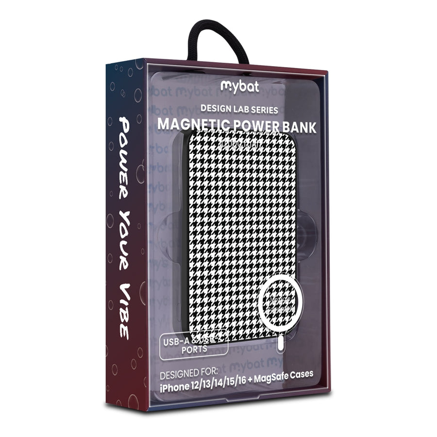 MyBat Design Lab 10000mAh Magnetic Wireless Power Bank - Black - Classic Houndstooth - MPBBAT141-BK-215-9.jpg