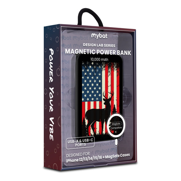 MyBat Design Lab 10000mAh Magnetic Wireless Power Bank - Black - Stars, Stripes and Stags - MPBBAT141-BK-319-9.jpg