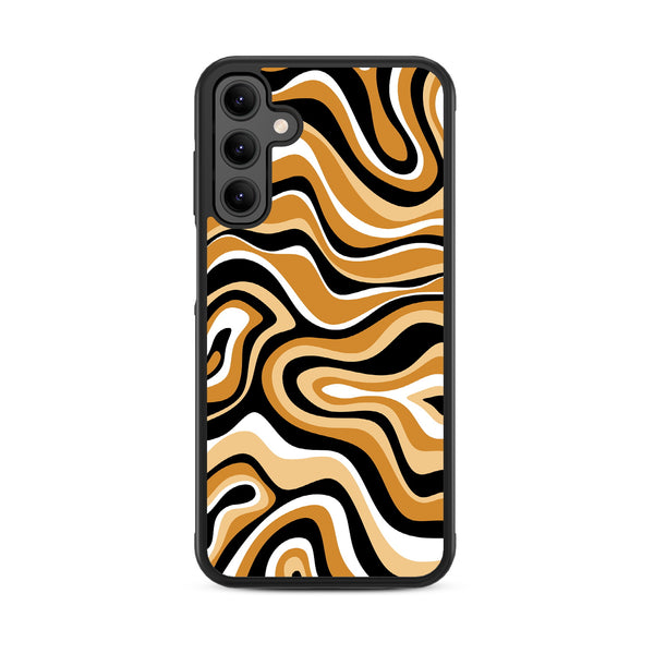 MyBat Design Lab Series Case for Samsung Galaxy A15 5G - Groovy Golden Swirls - MSA155GCSLESM093-3.jpg