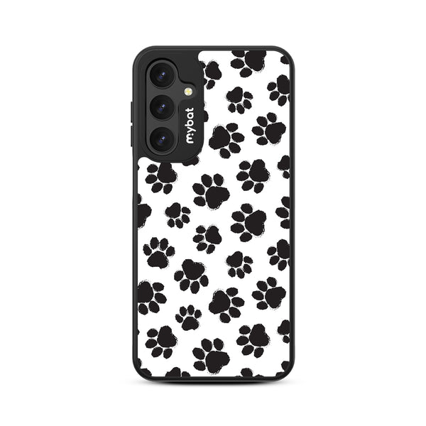 MyBat Design Lab Series Case for Samsung Galaxy A16 5G - Black Paw Prints - MSA165GCSLESMP002-3.jpg