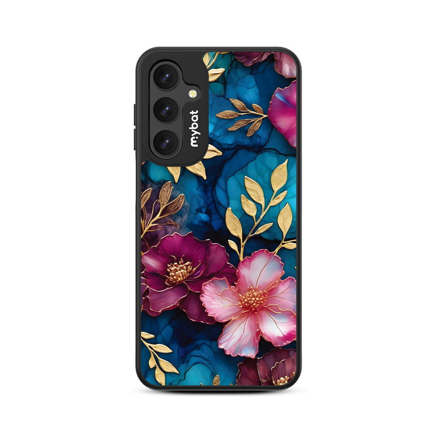 MyBat Design Lab Series Case for Samsung Galaxy A16 5G - Gilded Petals - MSA165GCSLESMP188-3.jpg