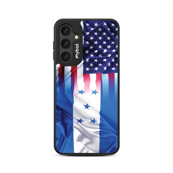 MyBat Design Lab Series Case for Samsung Galaxy A16 5G - Honduras-USA Flag - MSA165GCSLESMP263-3.jpg