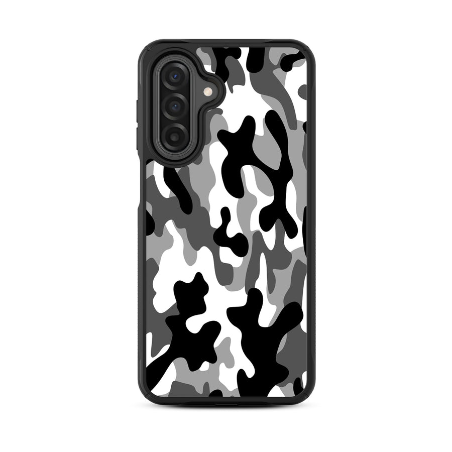 MyBat Design Lab Series Case for Samsung Galaxy A17 5G / A16 5G - Black & White Camouflage - MSA175GCSLESMP122-3.jpg
