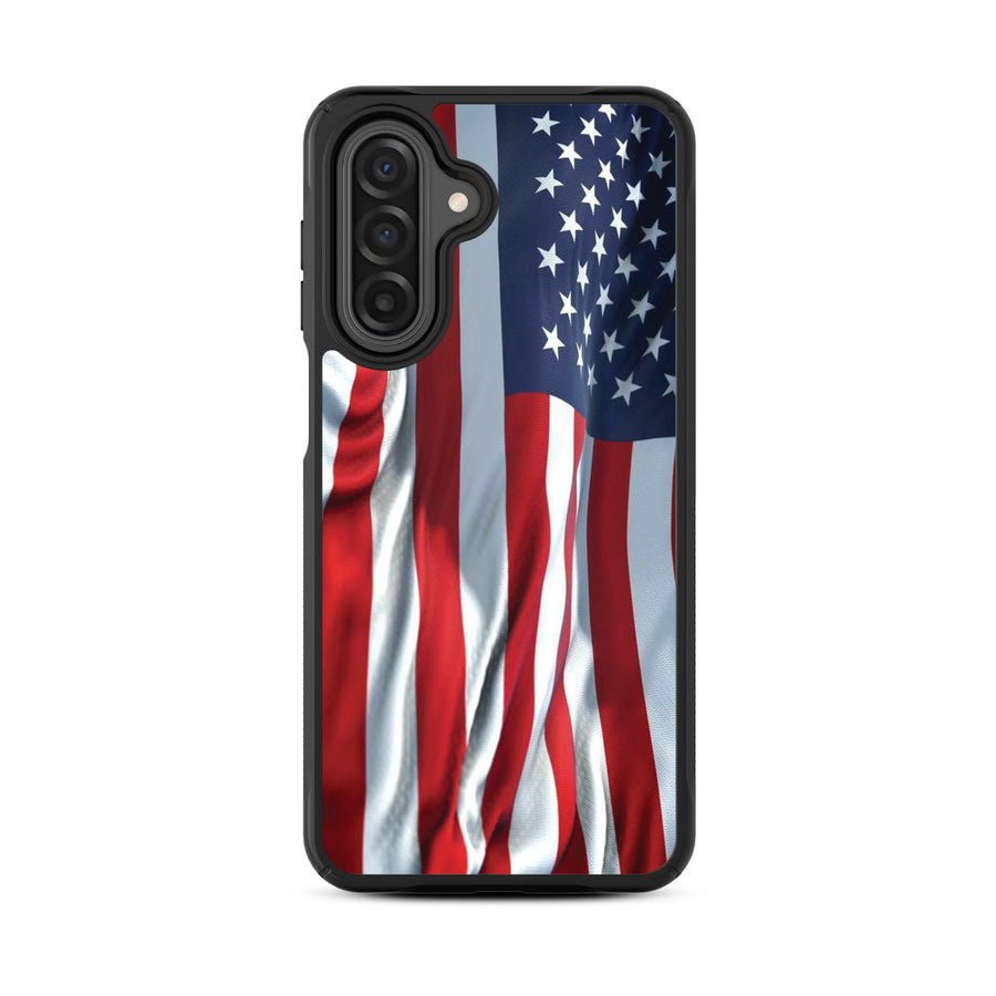 MyBat Design Lab Series Case for Samsung Galaxy A17 5G / A16 5G - Waving USA FLag - MSA175GCSLESMP367-3.jpg
