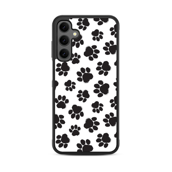MyBat Design Lab Series Case for Samsung Galaxy A25 5G - Black Paw Prints - MSA255GCSLESM002-3.jpg