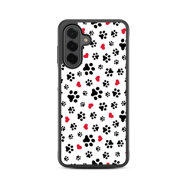 MyBat Design Lab Series Case for Samsung Galaxy A26 5G - Paw Prints and Hearts - MSA265GCSLESM001-3.jpg
