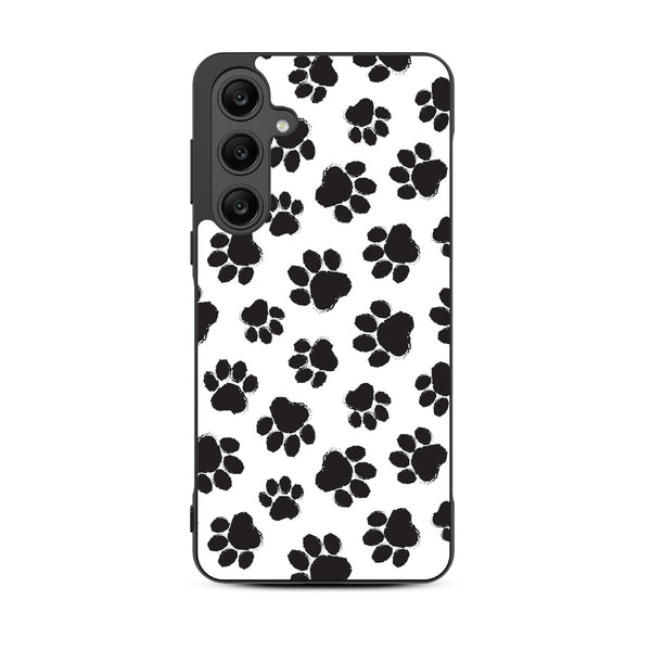 MyBat Design Lab Series Case for Samsung Galaxy A35 5G - Black Paw Prints - MSA355GCSLESM002-3.jpg
