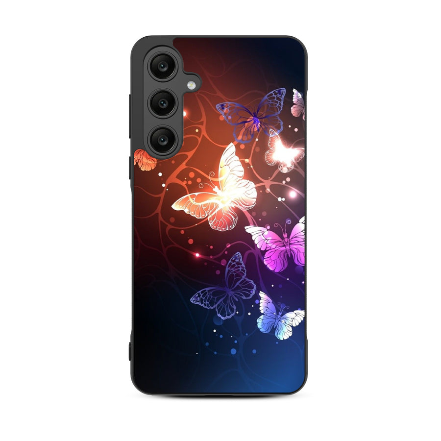 MyBat Design Lab Series Case for Samsung Galaxy A35 5G - Neon Butterflies - MSA355GCSLESM022-3.jpg