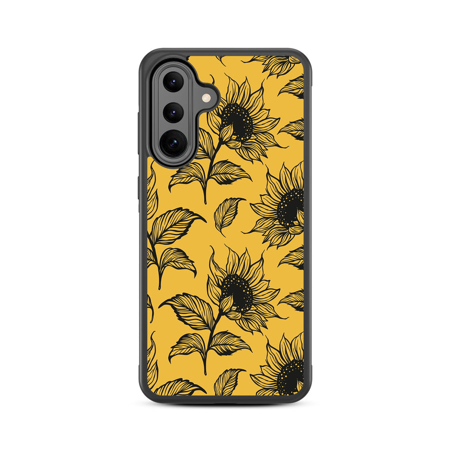 MyBat Design Lab Series Case for Samsung Galaxy A36 5G - Golden Sunflowers - MSA365GCSLESM444-3.jpg