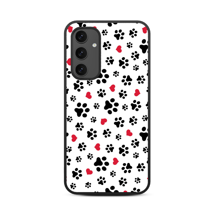 MyBat Design Lab Series Case for Samsung Galaxy A54 5G - Paw Prints and Hearts - MSA545GCSLESM001-1.jpg